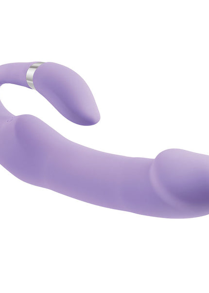 Gender X ORGASMIC ORCHID - Lilac 19 cm USB Rechargeable Strapless-Strap-On