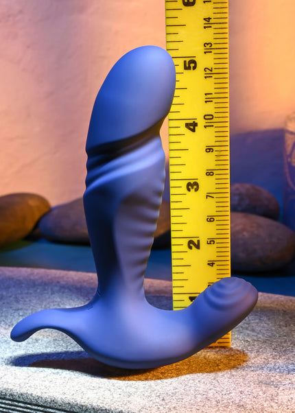 Gender X TRUE BLUE - Blue 13.5 cm USB Rechargeable Thrusting Prostate Massager