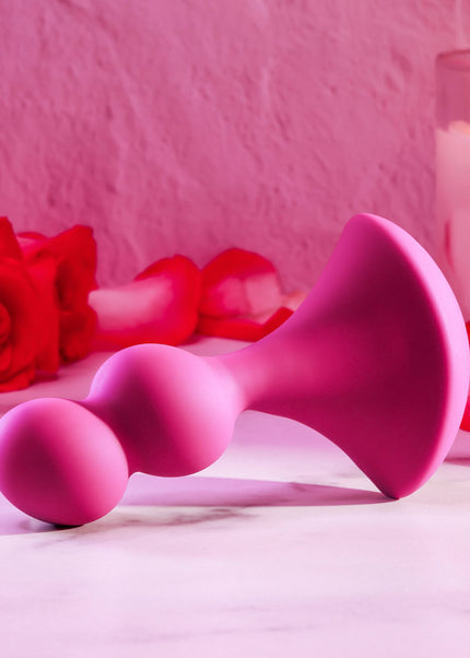 Gender X BALL GAME - Pink 13.5 cm USB Rechargeable Vibrating Butt Plug