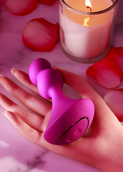 Gender X BALL GAME - Pink 13.5 cm USB Rechargeable Vibrating Butt Plug