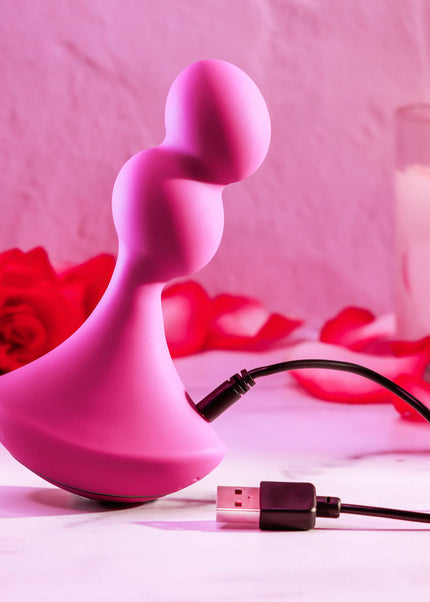 Gender X BALL GAME - Pink 13.5 cm USB Rechargeable Vibrating Butt Plug