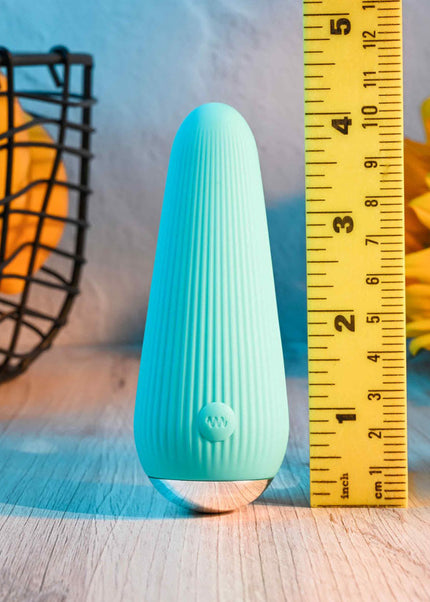 Gender X O-CONE - Blue 10.8 cm (4.25'') USB Rechargeable Bullet
