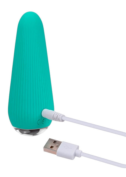 Gender X O-CONE - Blue 10.8 cm (4.25'') USB Rechargeable Bullet