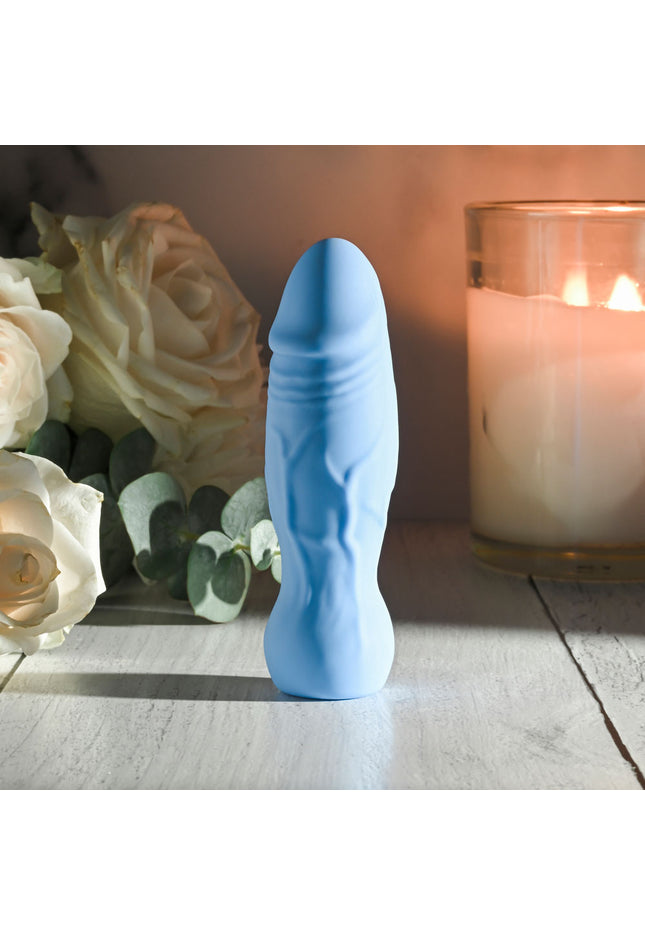 Gender X LIL BUDDY - Light Blue 10.1 cm USB Rechargeable Mini Vibrator