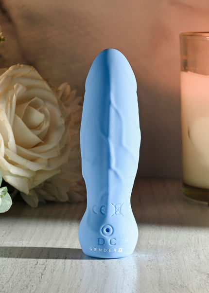 Gender X LIL BUDDY - Light Blue 10.1 cm USB Rechargeable Mini Vibrator