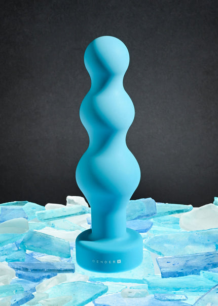 Gender X PLUGGED UP - Blue 13.6 cm USB Rechargeable Butt Plug