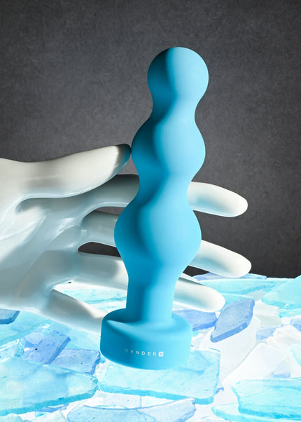 Gender X PLUGGED UP - Blue 13.6 cm USB Rechargeable Butt Plug
