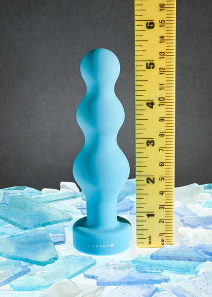 Gender X PLUGGED UP - Blue 13.6 cm USB Rechargeable Butt Plug