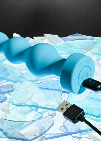 Gender X PLUGGED UP - Blue 13.6 cm USB Rechargeable Butt Plug