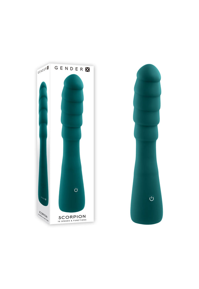 Gender X SCORPION - Green 21.2 cm USB Rechargeable Vibrator