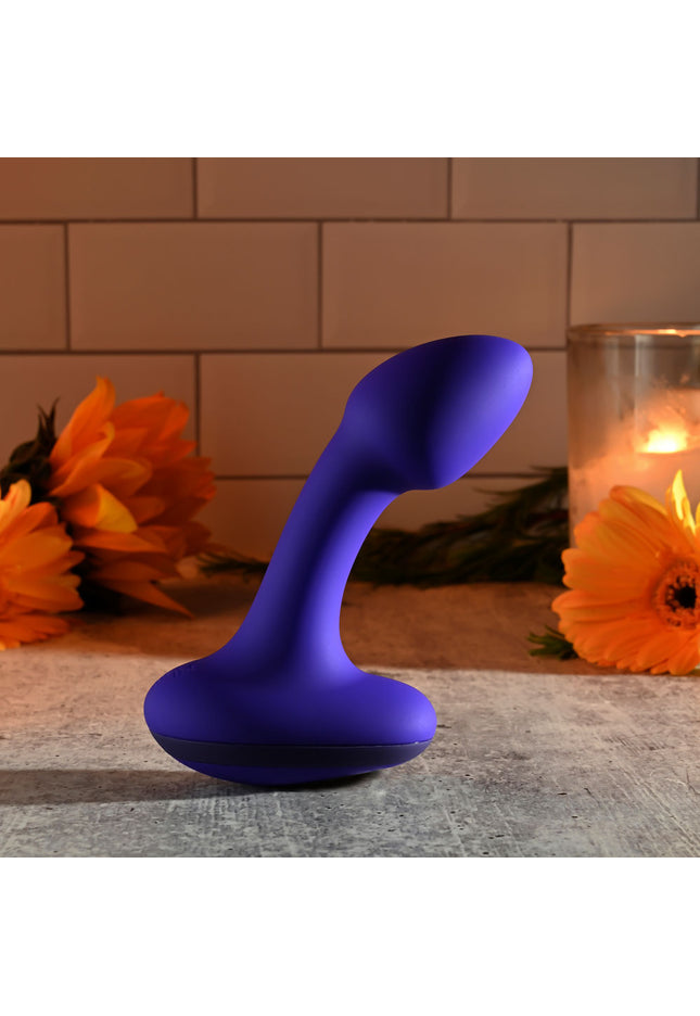 Gender X ANYBODYS PLUG - Blue 11.4 cm USB Rechargeable Vibrating Butt Plug