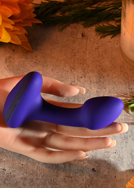 Gender X ANYBODYS PLUG - Blue 11.4 cm USB Rechargeable Vibrating Butt Plug