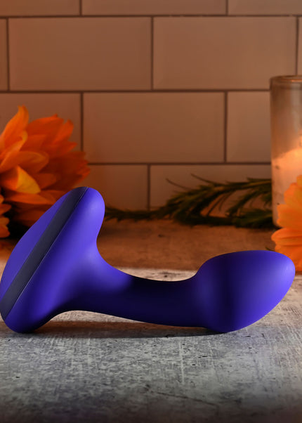 Gender X ANYBODYS PLUG - Blue 11.4 cm USB Rechargeable Vibrating Butt Plug