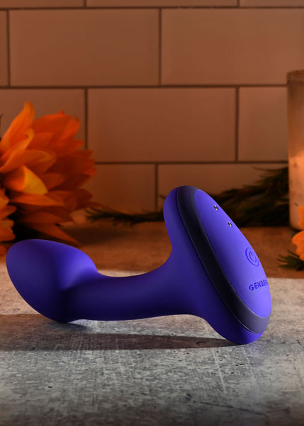 Gender X ANYBODYS PLUG - Blue 11.4 cm USB Rechargeable Vibrating Butt Plug