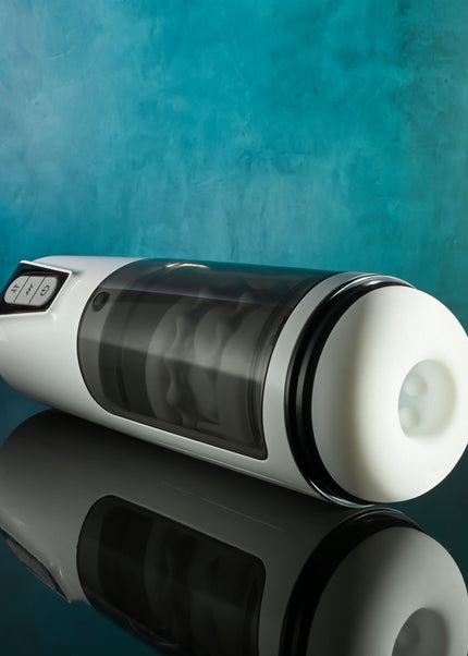 Gender X GET YOUR STROKE ON - USB Rechargeable Thrusting & Vibrating Auto Masturbator