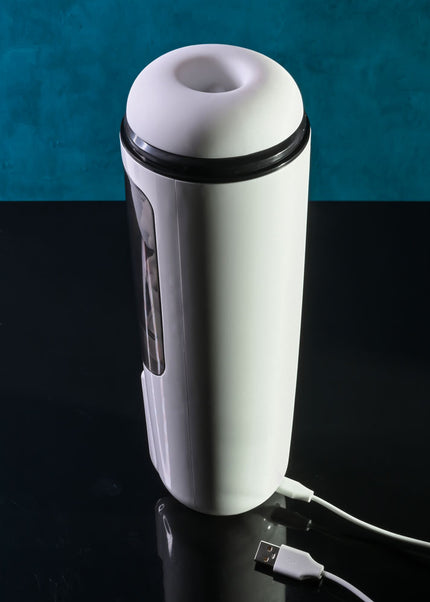 Gender X GET YOUR STROKE ON - USB Rechargeable Thrusting & Vibrating Auto Masturbator