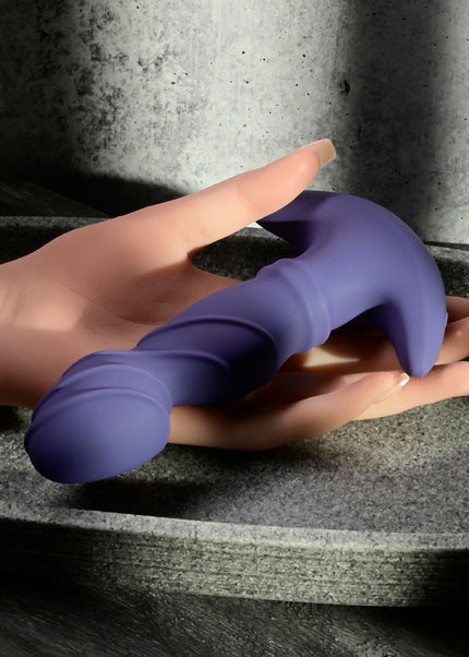 Gender X RING IT - Purple 16.5 cm USB Rechargeable Vibrator with Wireless Remote
