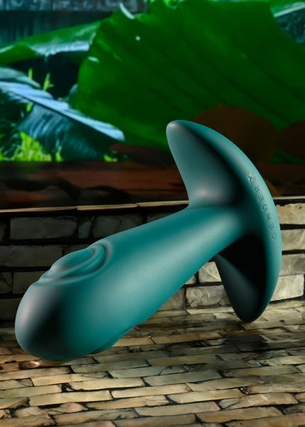 Gender X TUNNEL TAPPER - Grey 12.1 cm USB Rechargeable Tapping Anal Plug with Wireless Remote