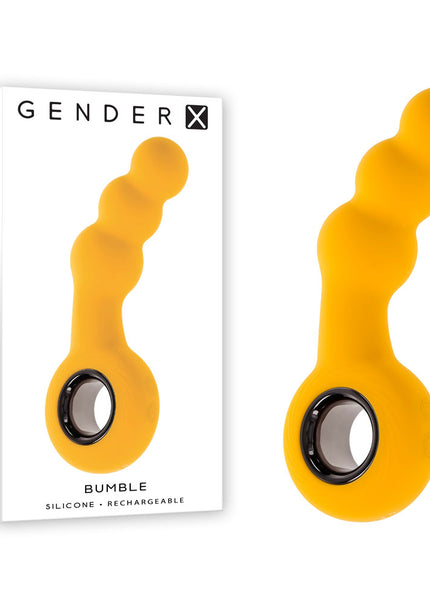 Gender X BUMBLE - Yellow 14.9 cm USB Rechargeable Butt Plug