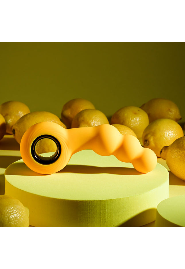 Gender X BUMBLE - Yellow 14.9 cm USB Rechargeable Butt Plug