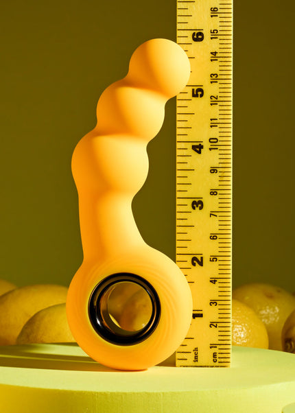 Gender X BUMBLE - Yellow 14.9 cm USB Rechargeable Butt Plug