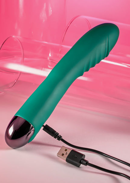 Gender X PIROUETTE - Green 20.6 cm USB Rechargeable Vibrator
