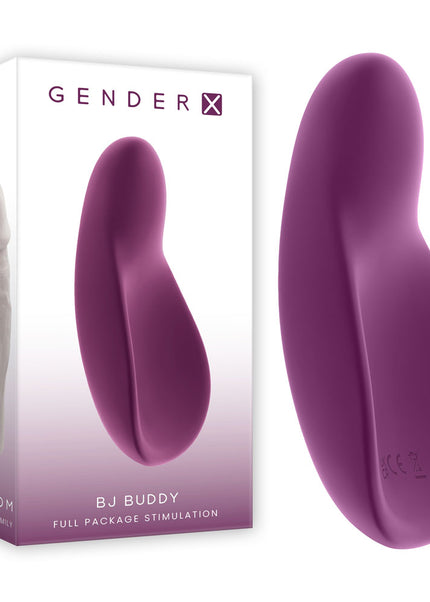 Gender X BJ BUDDY - Purple USB Rechargeable Vibrating Unisex Stimulator