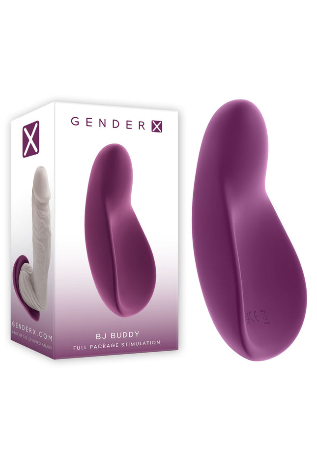 Gender X BJ BUDDY - Purple USB Rechargeable Vibrating Unisex Stimulator
