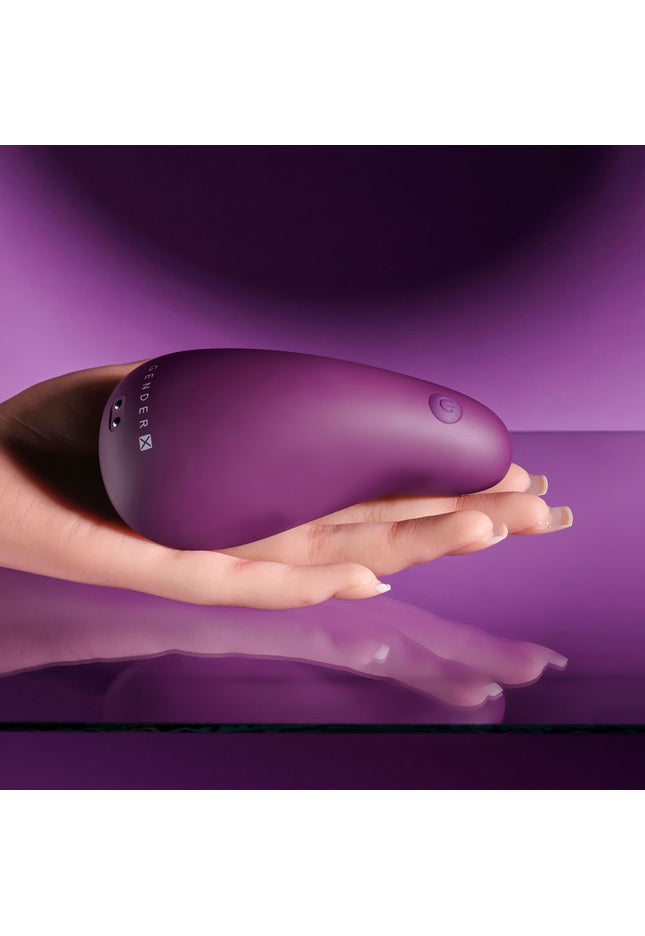 Gender X BJ BUDDY - Purple USB Rechargeable Vibrating Unisex Stimulator