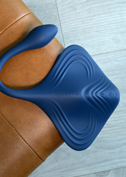 Gender X DAILY GRIND - Blue USB Rechargeable Grinding Pad with Anal Plug