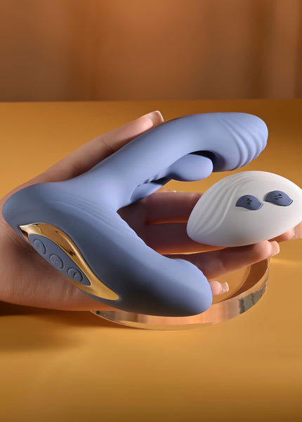 Gender X FLAPJACK - Blue USB Rechargeable Flapping Vibrator