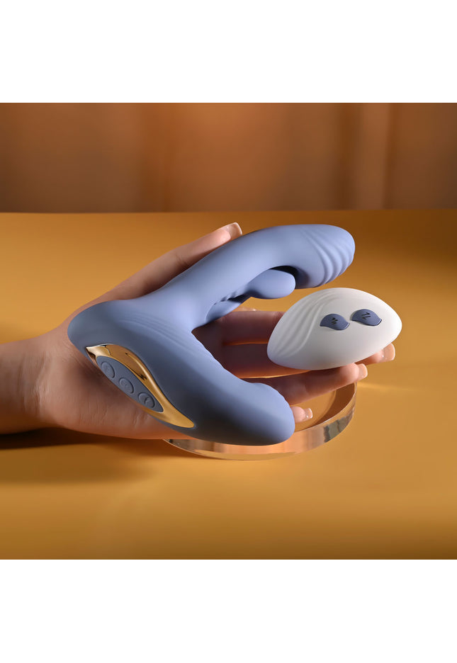 Gender X FLAPJACK - Blue USB Rechargeable Flapping Vibrator