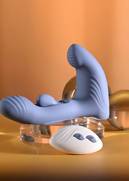 Gender X FLAPJACK - Blue USB Rechargeable Flapping Vibrator
