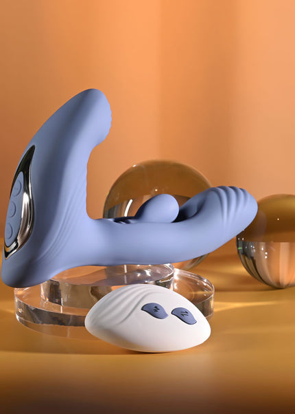 Gender X FLAPJACK - Blue USB Rechargeable Flapping Vibrator