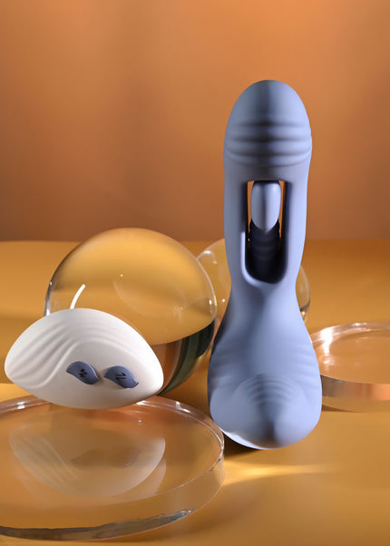 Gender X FLAPJACK - Blue USB Rechargeable Flapping Vibrator