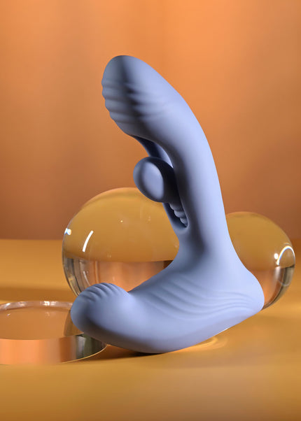 Gender X FLAPJACK - Blue USB Rechargeable Flapping Vibrator