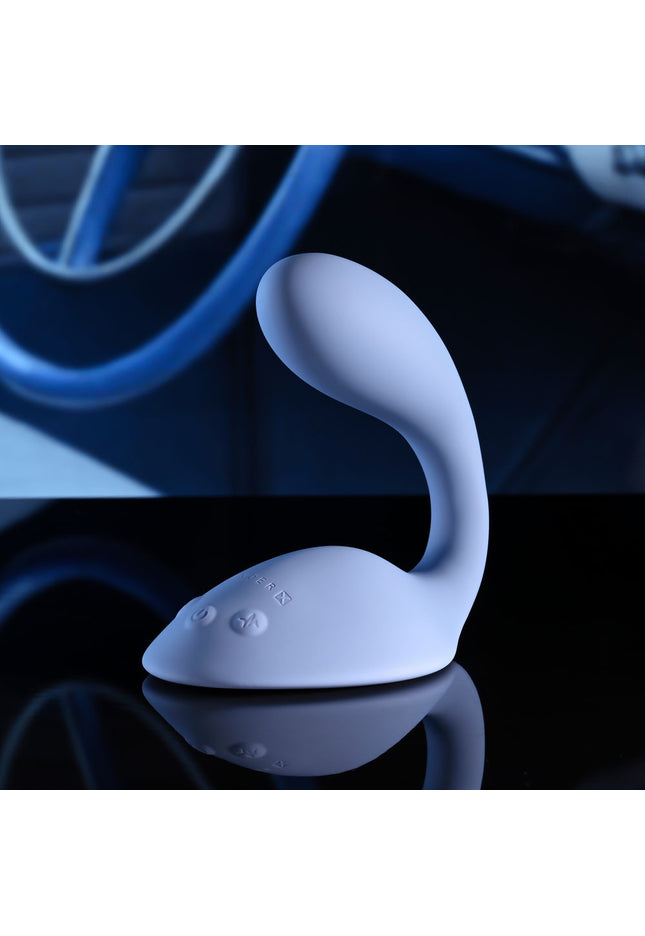 Gender X SHIFTING GEARS - Blue USB Rechargeable Vibrating Grinding Pad