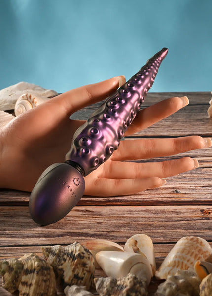 Gender X INTO THE DEEP - Purple 21.7 cm USB Rechargeable Tentacle Fantasy Massage Wand