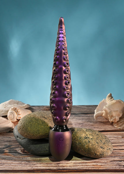 Gender X INTO THE DEEP - Purple 21.7 cm USB Rechargeable Tentacle Fantasy Massage Wand