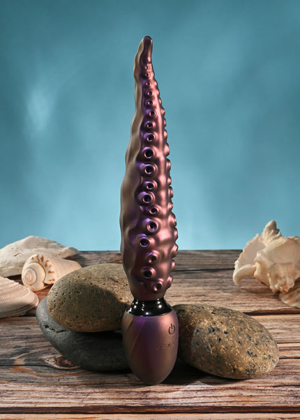 Gender X INTO THE DEEP - Purple 21.7 cm USB Rechargeable Tentacle Fantasy Massage Wand