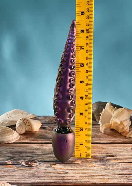 Gender X INTO THE DEEP - Purple 21.7 cm USB Rechargeable Tentacle Fantasy Massage Wand