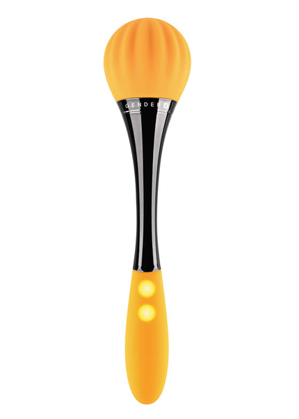 Gender X SUNFLOWER - Yellow 20 cm USB Rechargeable Massage Wand