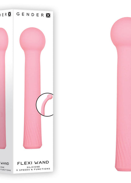 Gender X FLEXI WAND - Pink 16.6 cm USB Rechargeable Vibrator