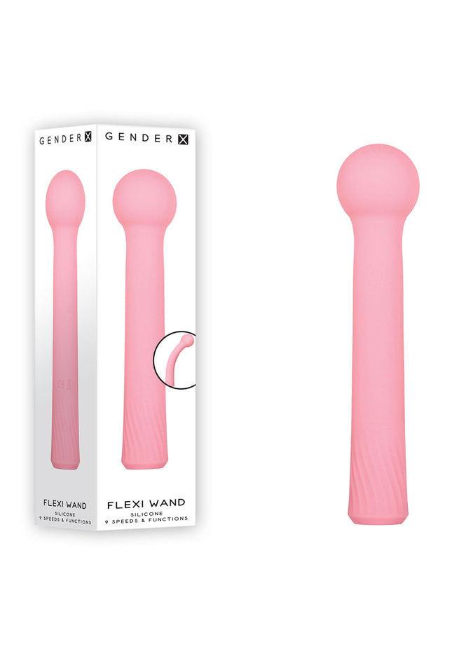 Gender X FLEXI WAND - Pink 16.6 cm USB Rechargeable Vibrator