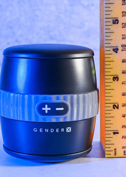 Gender X BARREL OF FUN - Black USB Rechargeable Stroker