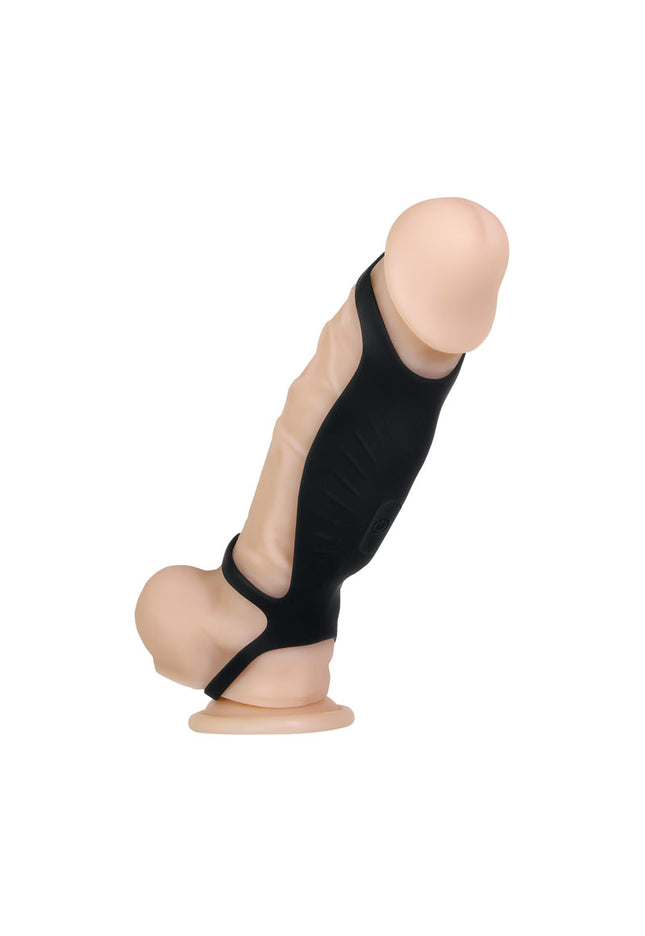Gender X ROCKETEER - Black USB Rechargeable Vibrating Penis Sleeve