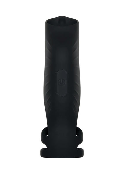 Gender X ROCKETEER - Black USB Rechargeable Vibrating Penis Sleeve