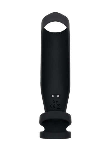 Gender X ROCKETEER - Black USB Rechargeable Vibrating Penis Sleeve