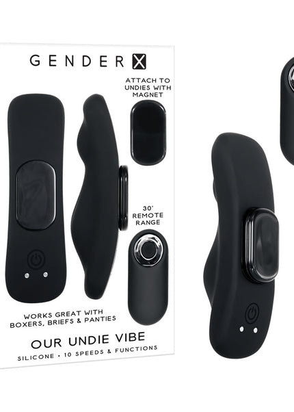 Gender X OUR UNDIE VIBE - Black USB Rechargeable Panty Vibe