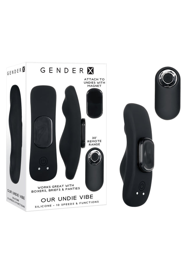 Gender X OUR UNDIE VIBE - Black USB Rechargeable Panty Vibe